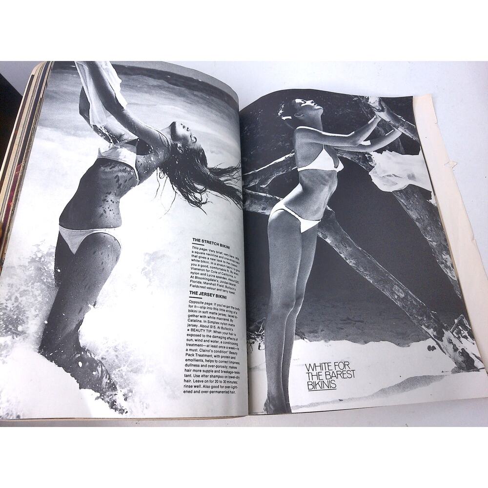 Vintage 1975 Harper's Bazaar Magazine Liza Minnelli Jerry Hall Fashion - Picture 2 of 11
